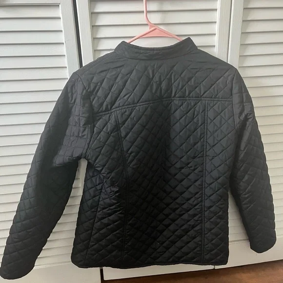 Black Quilted Puffer Jacket - Picture 2 of 3